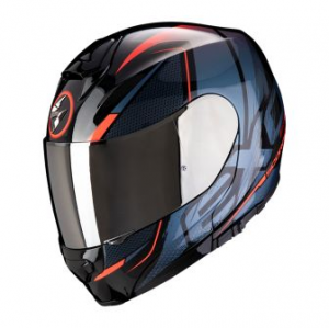 SCORPION EXO-3000 AIR CREED Titanio-nero giallo fluo MODULARE FIBRA