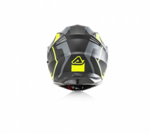 CCasco Moto Modulare Acerbis Doppia Visiera Serel Nero yellow