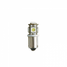 LAMPADINE SPIE  5 LEDS BASE BA9S - 5050 SMD BLISTER DA 2 LAMPADINE