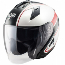 CASCO JET NOS NS-2 STING RED doppia visiera