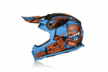 CASCO CROSS IMPACT STEEL JUNIOR BLU ROSSO ACERBIS TG52