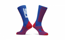 SIDI CALZE X-RACE ROSSO/BLU  La microfibra Dryarn  TG L/XL 43-46