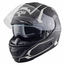 CASCO INTEGRALE NOS NS-7F DOUGLAS WHITE MATT fibra