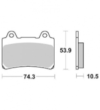 PATTINI SINTER BREMBO 07YA35SA