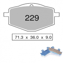 PATTINI SEMI METALLIC BREMBO 07.YA14.SD