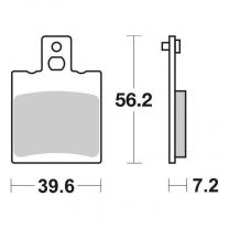 PASTIGLIE FRENO SBS 824HF