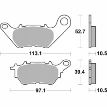 PASTIGLIE FRENO SBS 230HF