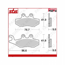 PASTIGLIE FRENO SBS 177HF