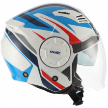 CASCO JET UNIK MERCURY U-17 BIANCO/BLU/ROSSO