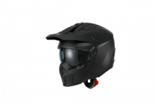 CASCO UNIK CROSSOVER PLUTON NERO OPACO