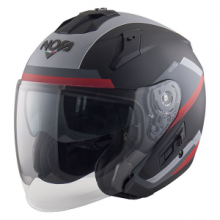 CASCO NOS NS-2 BLADE RED MATT doppia visiera