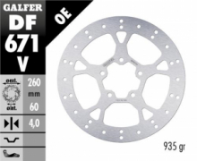 DISCO FRENO GALFER  DF671V APRILIA PIAGGIO