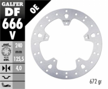 DISCO FRENO GALFER DF666V APRILIA PIAGGIO GILERA