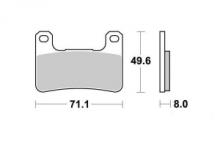PERFTEC S1355R PASTIGLIE FRENO SEMI METALLICHE (ECE R90) SUZUKI-KAWASAKI