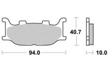 PERFTEC S1109NR PASTIGLIE FRENO SINTETIZZATA  (ECE R90) YAMAHA
