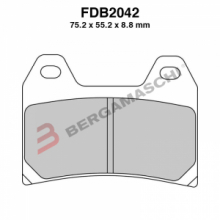 PASTIGLIE FERODO FDB2042ST APRILIA-BENELLI-CF MOTO-DUCATI-KTM