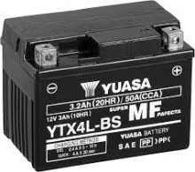 YTX4L-BS YUASA Senza manutenzione con acido a corredo (MF Maintenance Free);