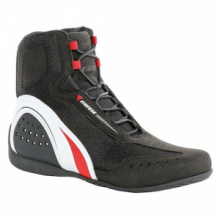 DAINESE MOTORSHOE D-WP  SHOES JB NERO ROSSO