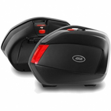 GIVI BAULETTO MONOKEY SIDE V35N-VALIGIE LATERALI NERE CON CATADIOTTRI ROSSI