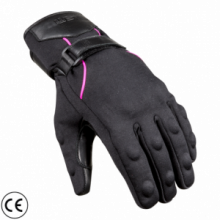 LEM REA CE Nero/PINK GUANTO INVERNALE CON PROTEZIONE TESSUTO PELLE DONNA