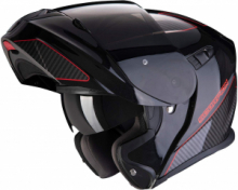 SCORPION EXO- 920 METALLIC  BLACK RED   casco modulare  EXO-920