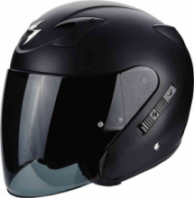 SCORPION EXO-220 Casco Jet matt black doppia visiera exo 220 XS a XXL