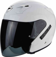 SCORPION EXO-220 Casco Jet white doppia visiera exo 220