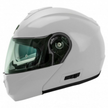 NOS  NS-8 WHITE LUCIDO CASCO MODULARE